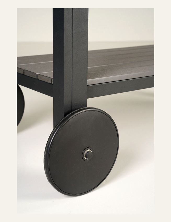 Ratastega riiul must - 2