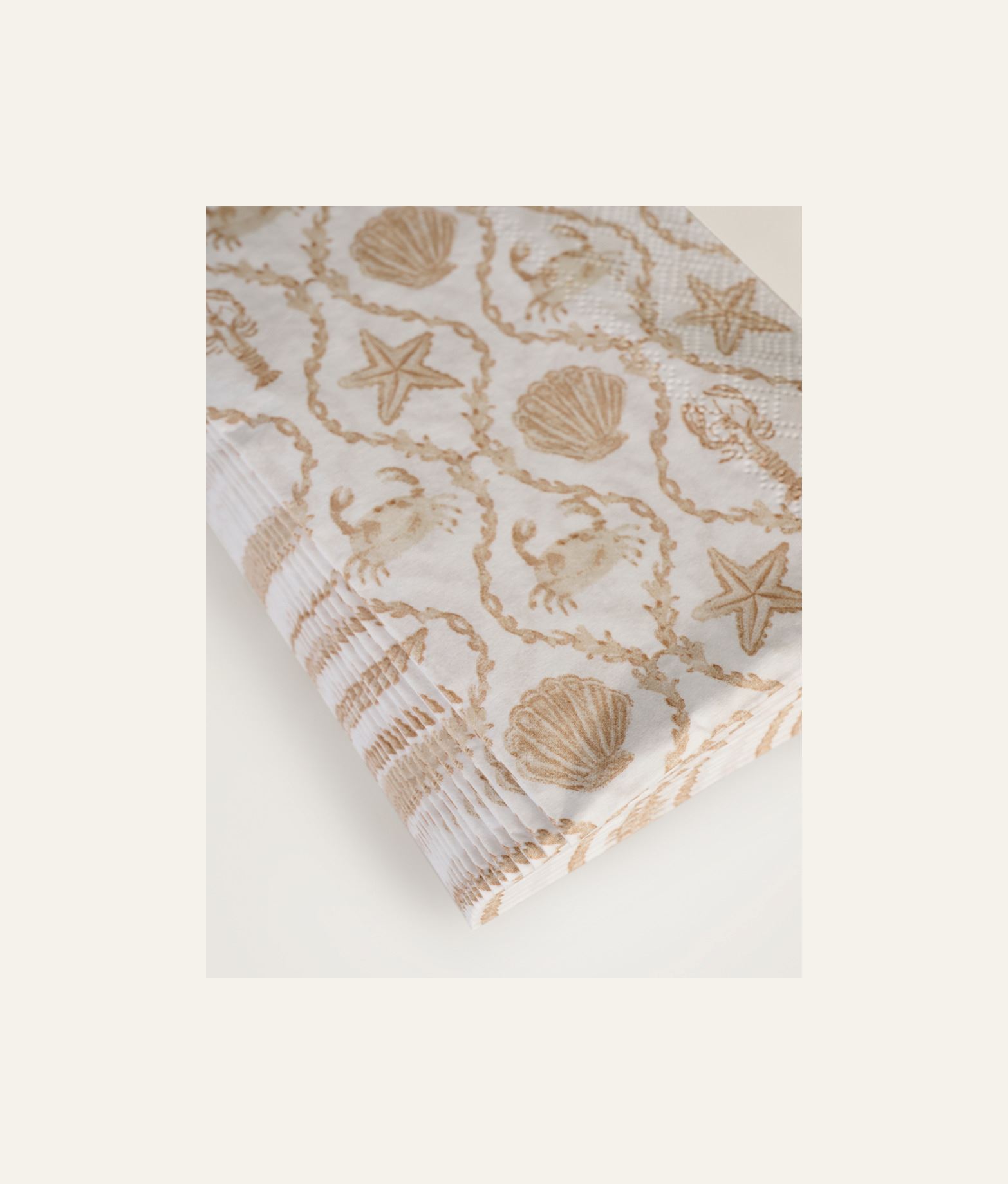 Pabersalvrätik beež - 2