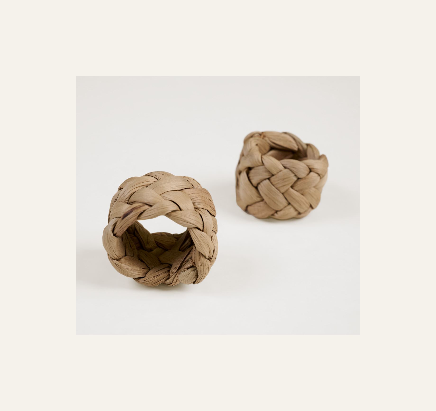 2 tk salvrõngas naturaalne toon - 2