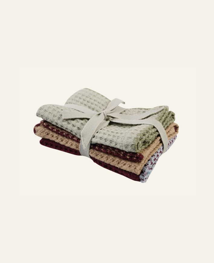 Lapp 3 tk tumepunane - 25x25 cm tumepunane - 1