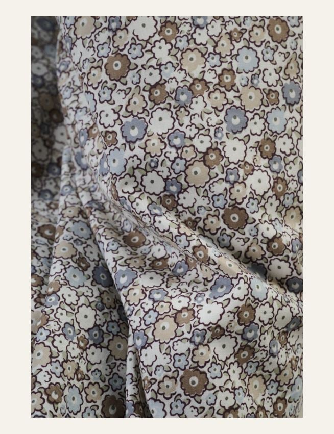 Voodipesukomplekt puuvillane mitmevärviline/sinine - 4