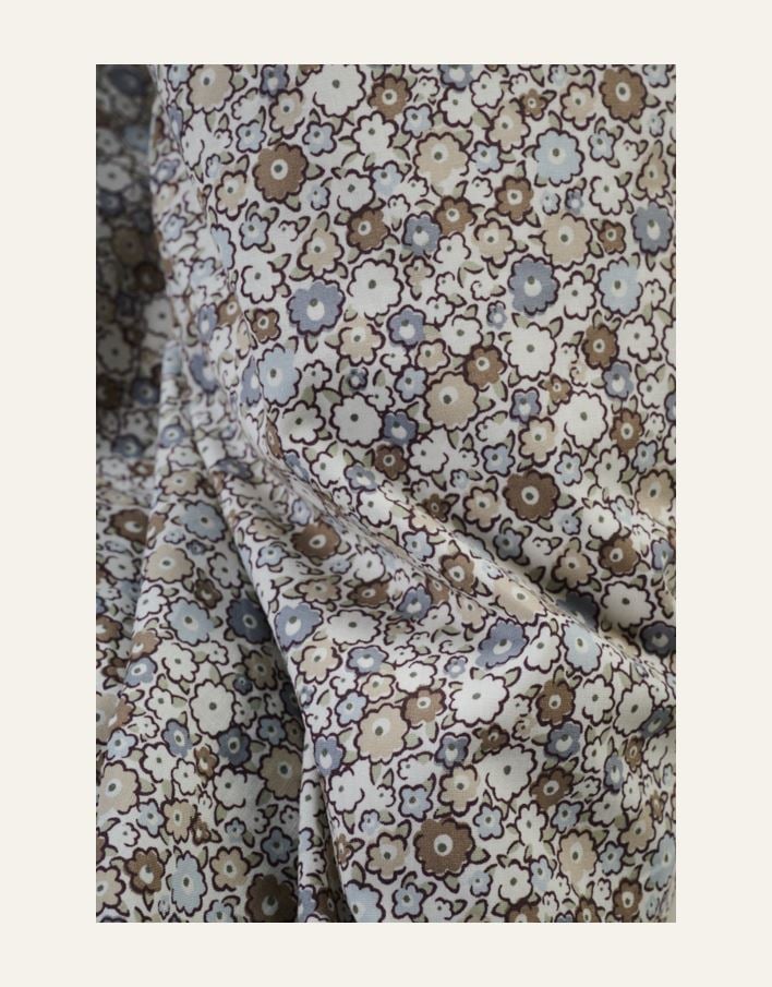 Voodipesukomplekt puuvillane mitmevärviline/sinine - 4