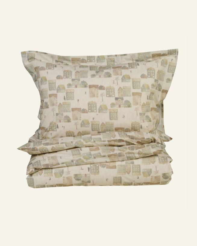 Voodipesukomplekt perkalpuuvillast mitmevärviline - 150x210 cm mitmevärviline - 1