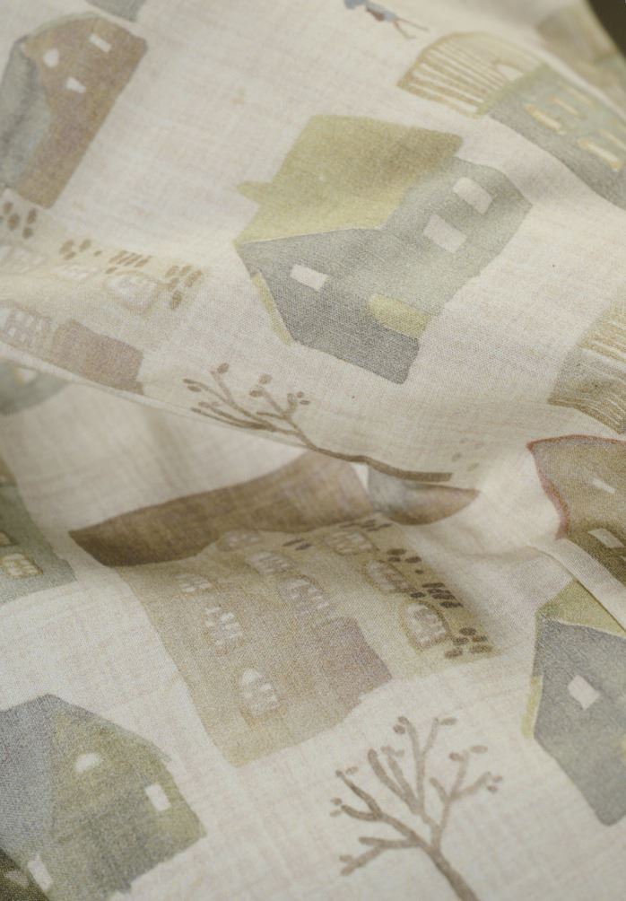 Voodipesukomplekt perkalpuuvillast mitmevärviline - 4