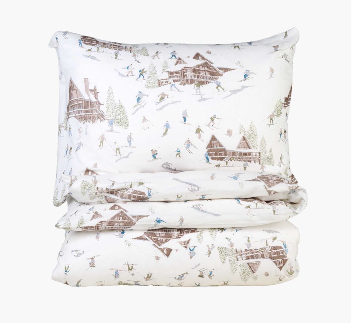 Flanell voodipesukomplekt mitmevärviline - 150x210 cm mitmevärviline - 1