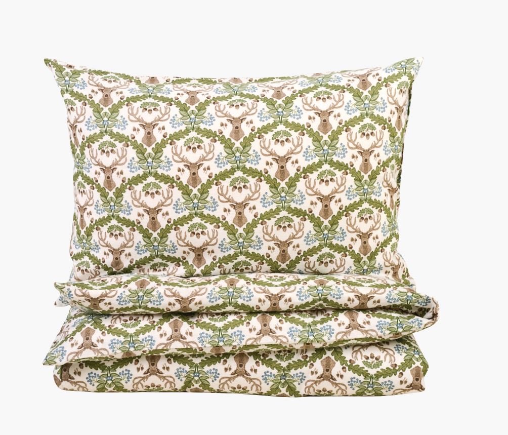 Flanell voodipesukomplekt mitmevärviline/sinine - 150x210 cm mitmevärviline/sinine - 1