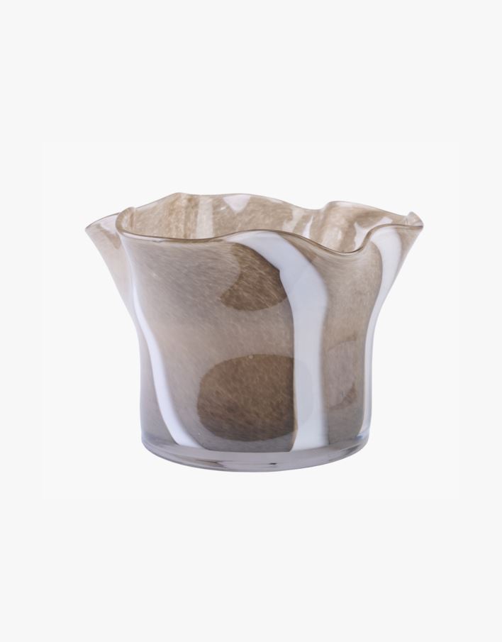 Vaas mitmevärviline/pruun - 23x23x16 cm mitmevärviline/pruun - 1