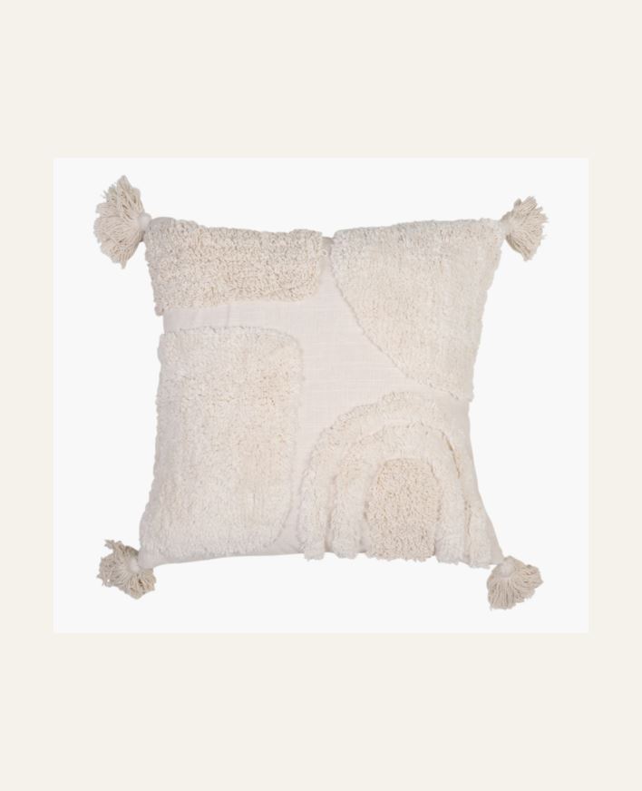 Dekoratiivpadja kate loodusvalge - 45x45 cm loodusvalge - 1