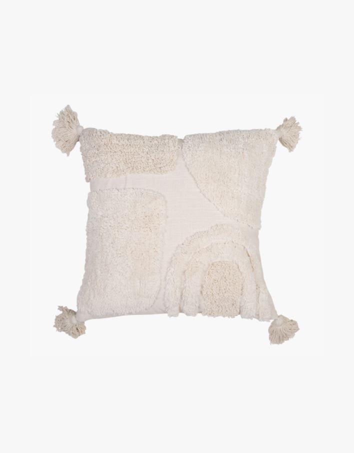 Dekoratiivpadja kate loodusvalge - 45x45 cm loodusvalge - 1