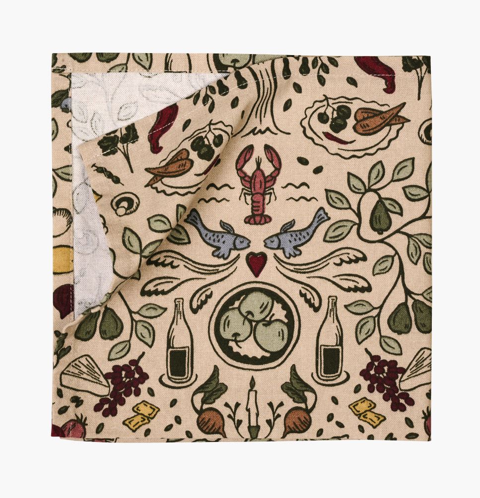 Kangast salvrätik 2tk           mitmevärviline - 45x45 cm mitmevärviline - 1