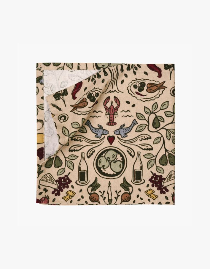 Kangast salvrätik 2tk mitmevärviline - 45x45 cm mitmevärviline - 1