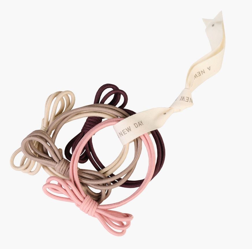 4 pcs schrunchie mitmevärviline/roosa - ø6cm mitmevärviline/roosa - 1