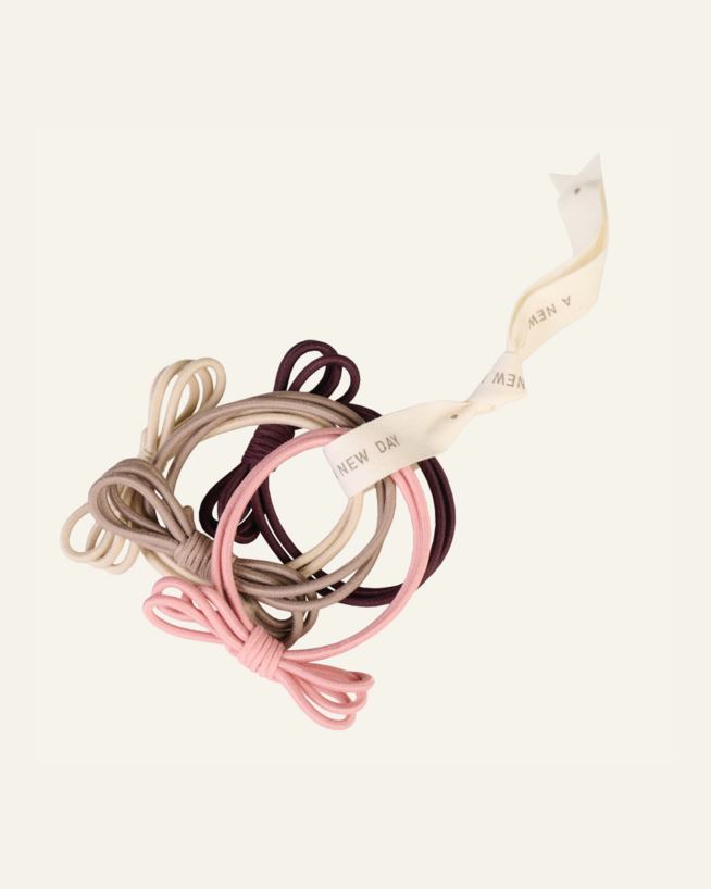 4 pcs schrunchie mitmevärviline/roosa - ø6cm mitmevärviline/roosa - 1