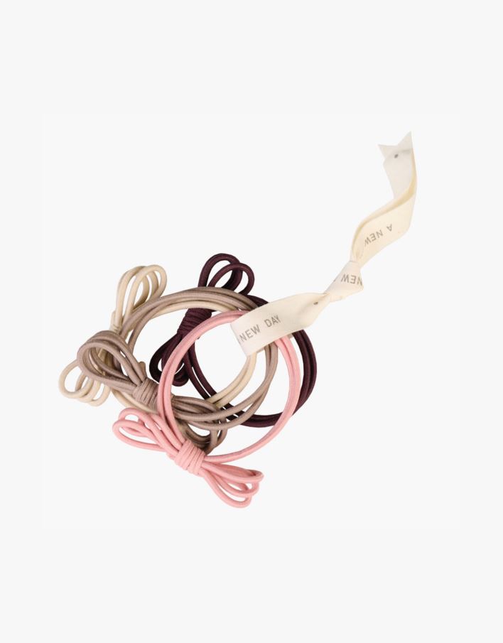 4 pcs schrunchie mitmevärviline/roosa - ø6cm mitmevärviline/roosa - 1