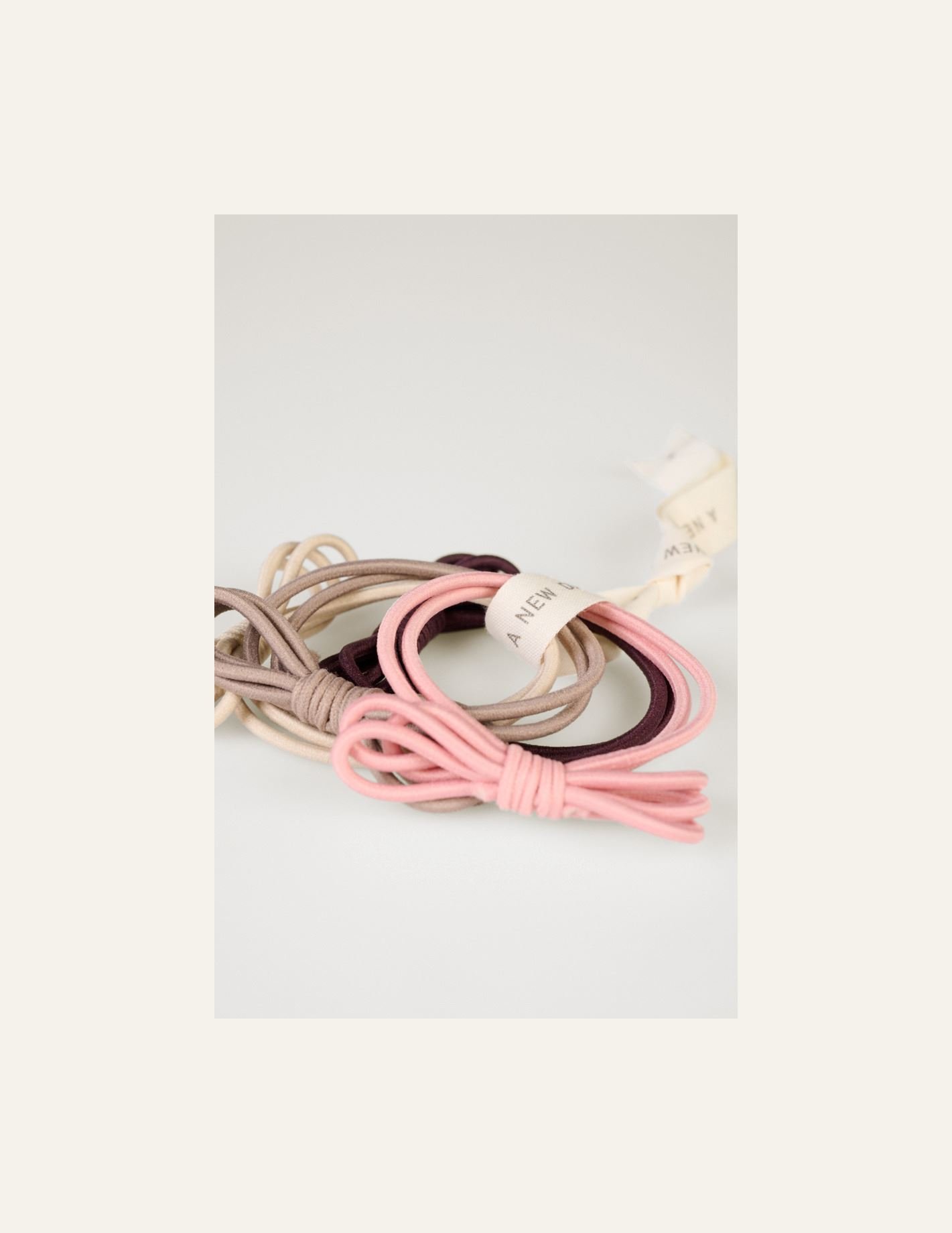 4 pcs schrunchie mitmevärviline/roosa - 2