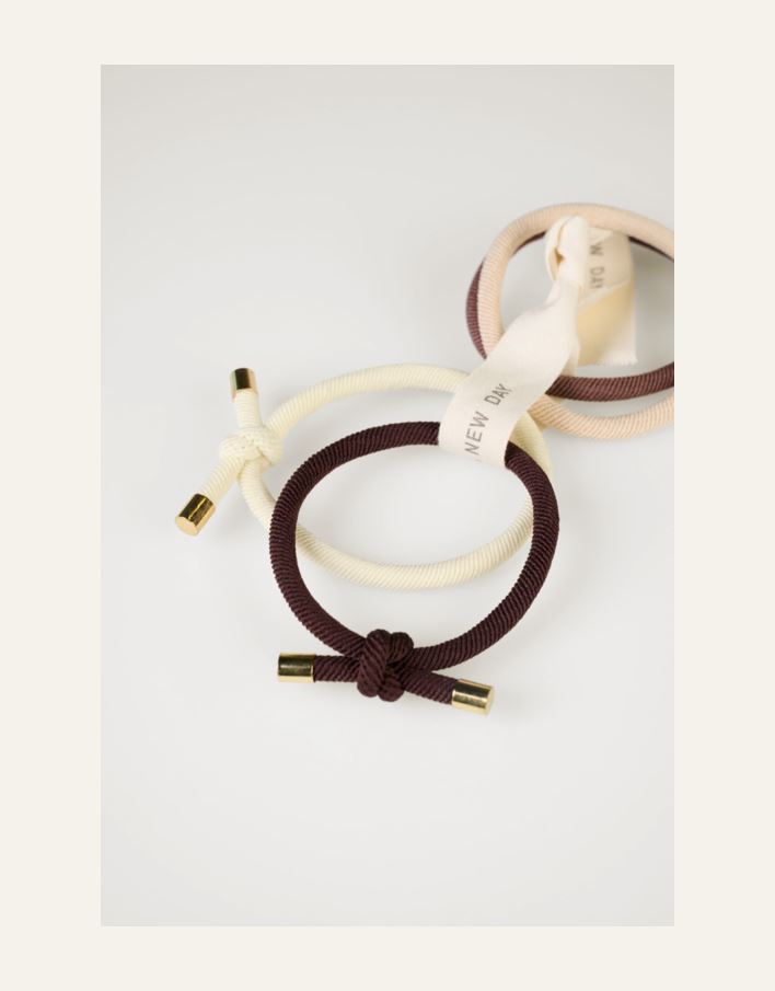 4 pcs schrunchie mitmevärviline/beez - 2