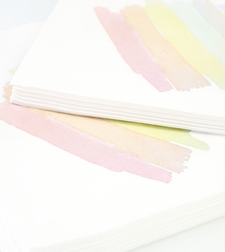 Pabersalvrätikud mitmevärviline - 2