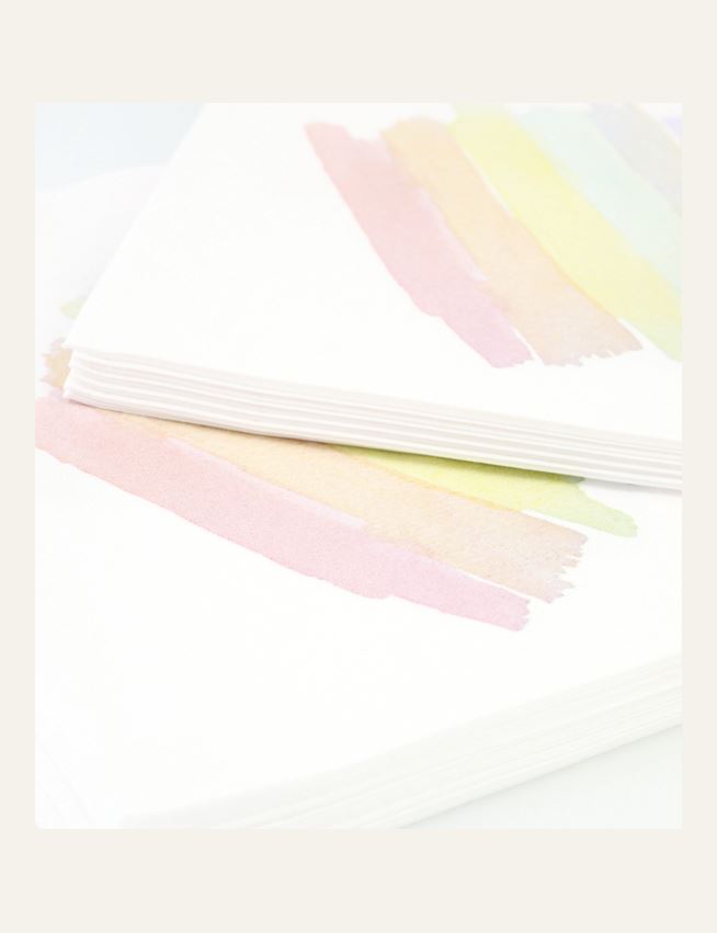 Pabersalvrätikud mitmevärviline - 2