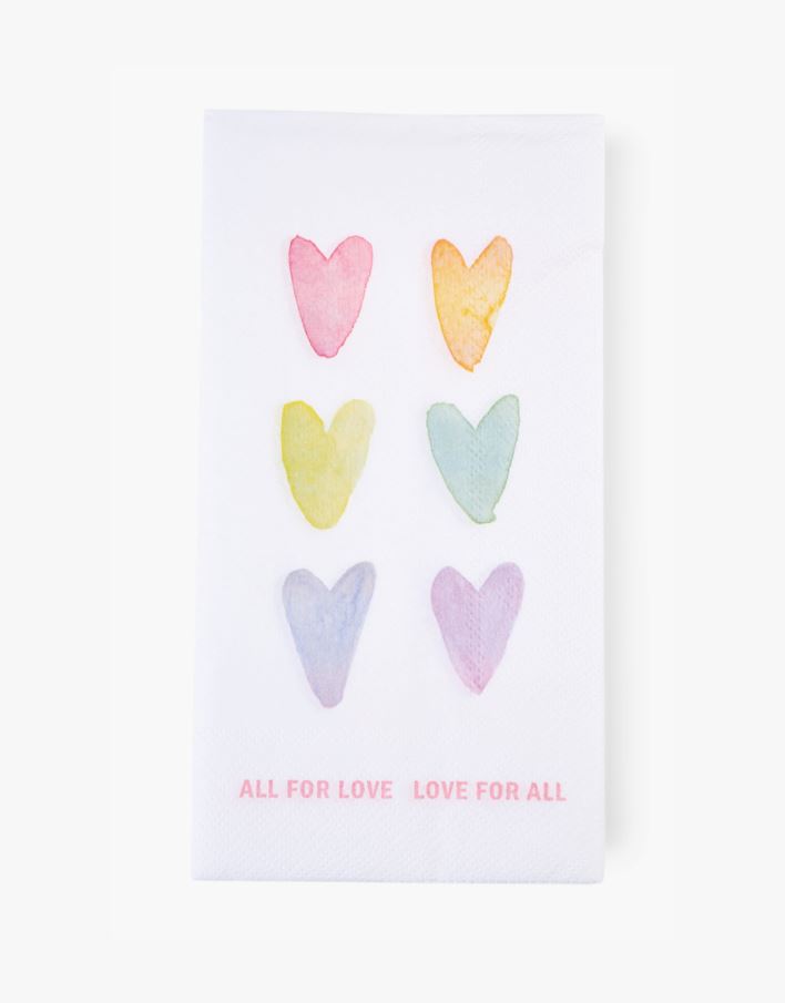 Pabersalvrätik mitmevärviline/valge - 33x42 cm mitmevärviline/valge - 1