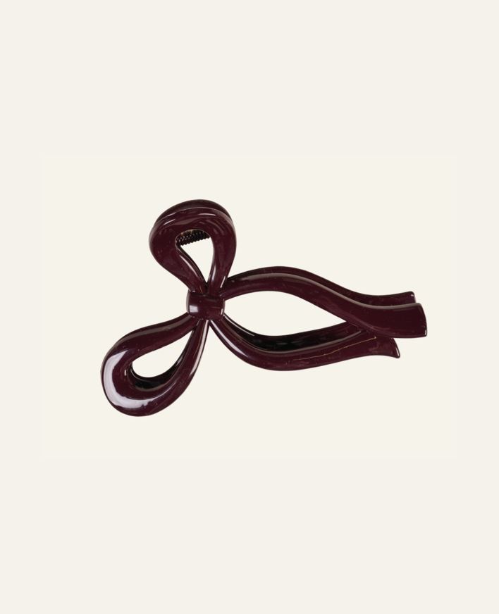 Juukseklamber tumepunane - 11x7x3,5 cm tumepunane - 1