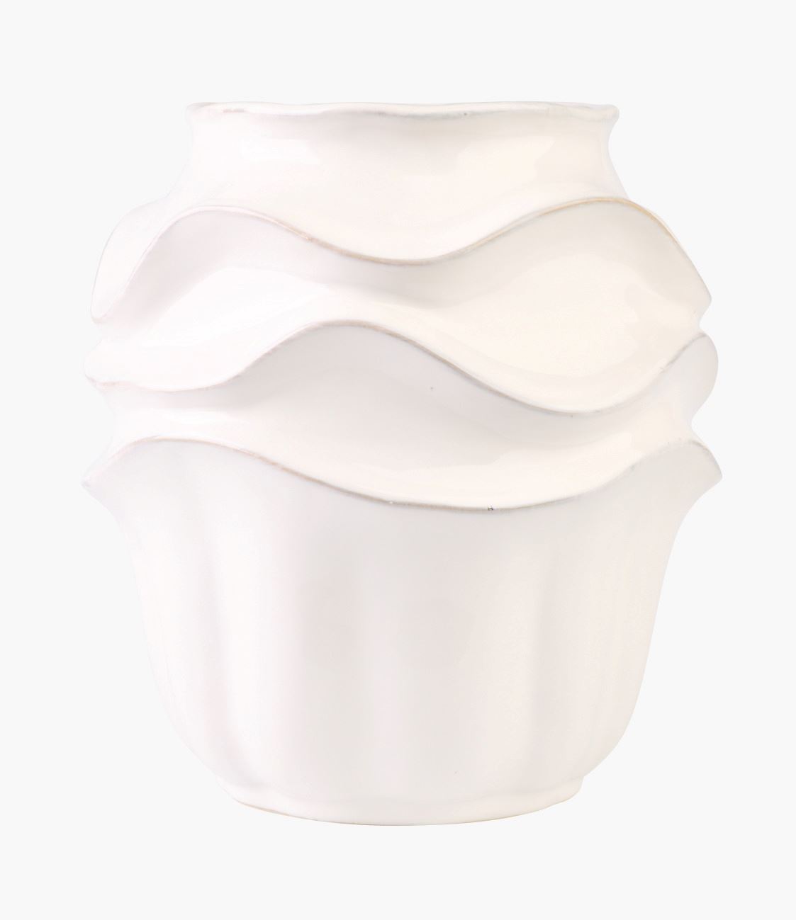 Vaas loodusvalge - 20,5x20,5x21,5 cm loodusvalge - 1