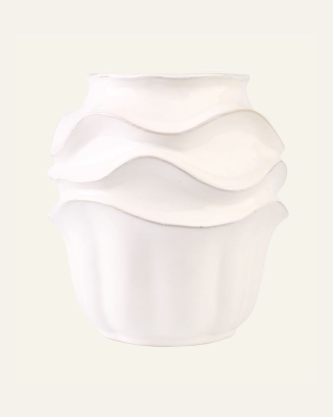 Vaas loodusvalge - 20,5x20,5x21,5 cm loodusvalge - 1