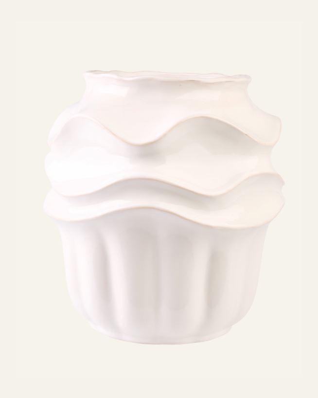 Vaas loodusvalge - 28,5x28,5x30,5 cm loodusvalge - 1