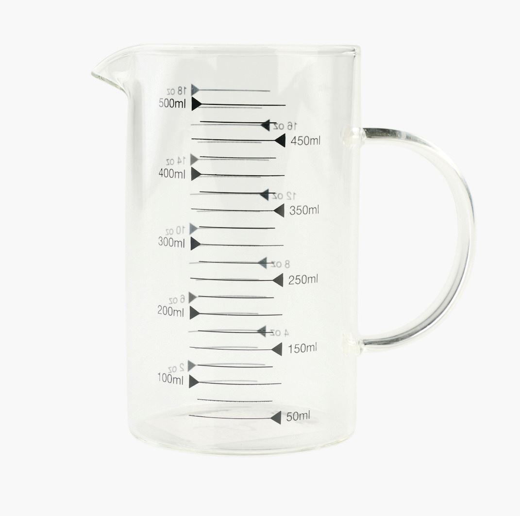 Mõõtetops läbipaistev - 500 ml läbipaistev - 1