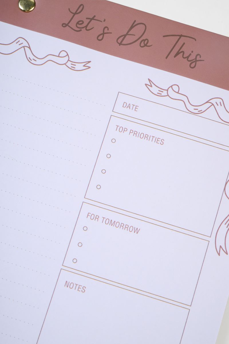 Nädala planeerija roosa - 2