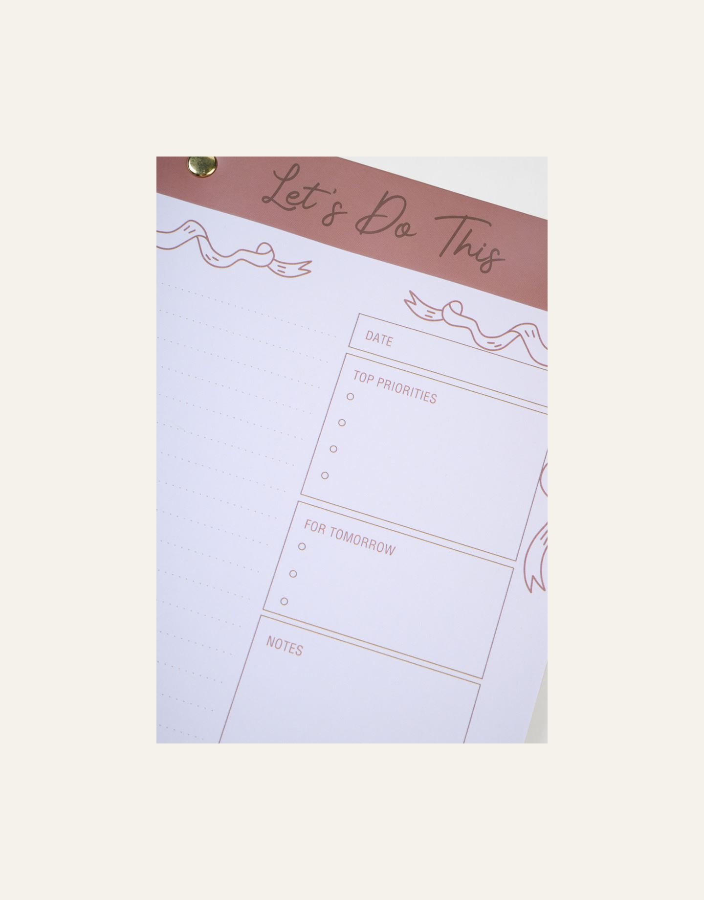 Nädala planeerija roosa - 2