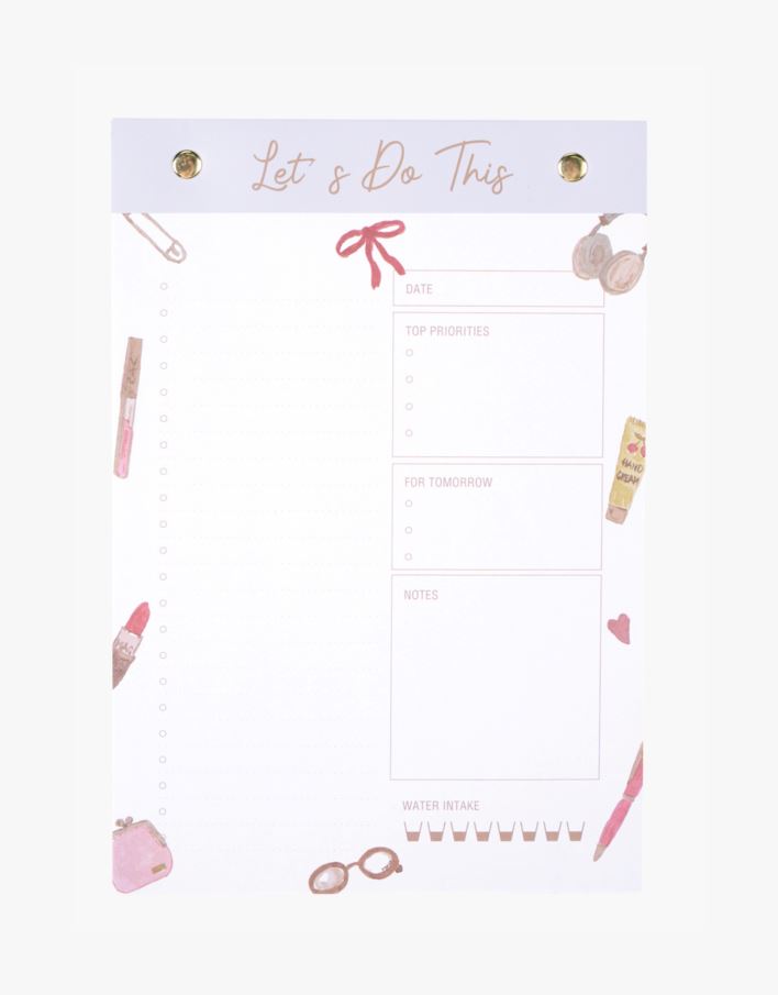 Nädala planeerija roosa - 14,5x21 cm roosa - 1