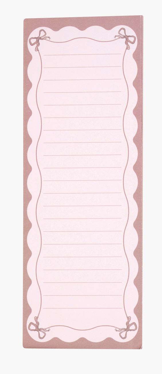 Märkmik roosa - 7,5x21x0,8 cm roosa - 1