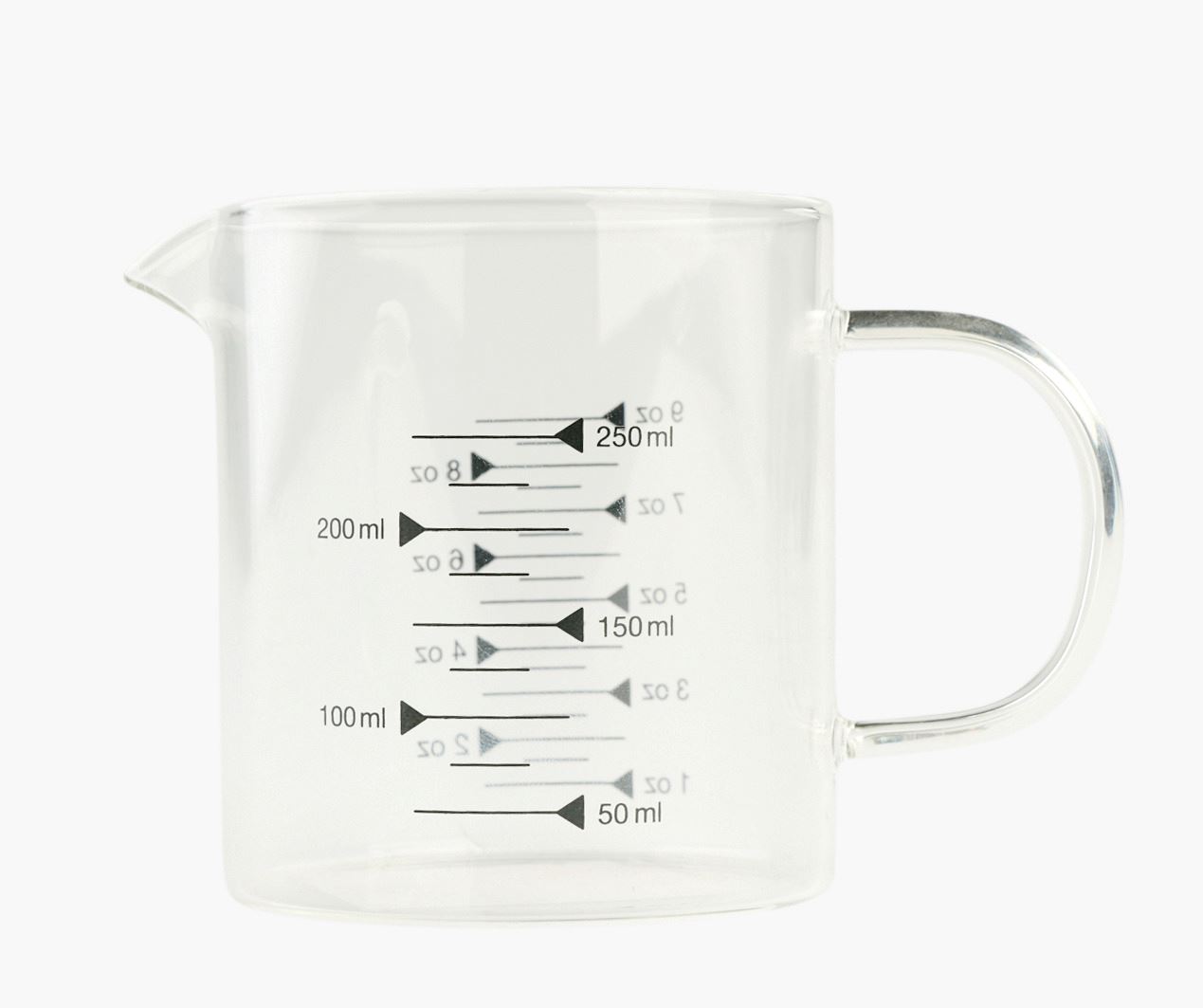 Mõõtetops läbipaistev - 250 ml läbipaistev - 1