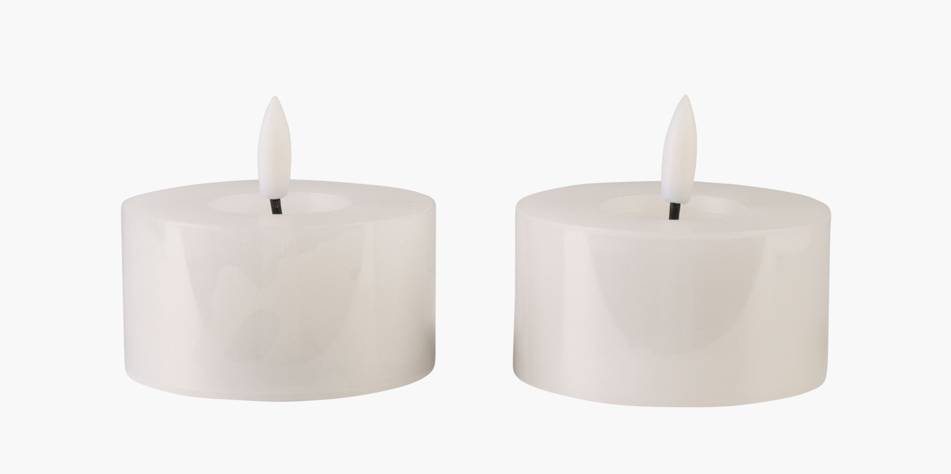 Led-teeküünlad valge - 7,5x7,5x4 cm valge - 1