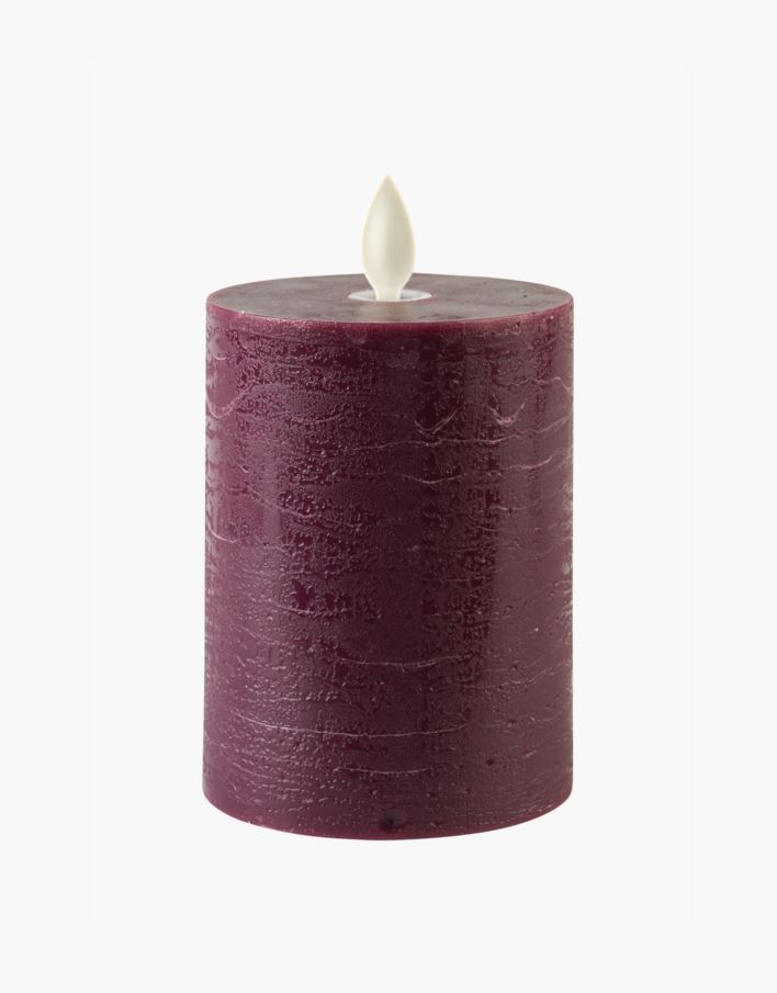 Led-lauaküünal tumepunane - 7,5x7,5x10 cm tumepunane - 1