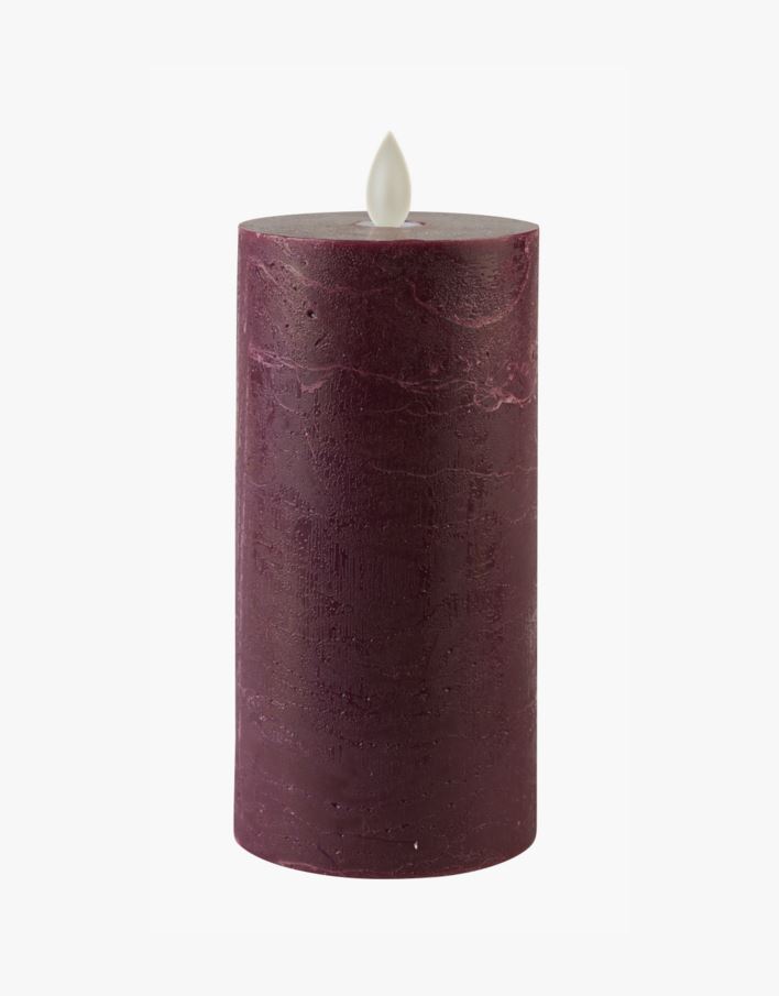 Led-lauaküünal tumepunane - 7,5x7,5x15 cm tumepunane - 1