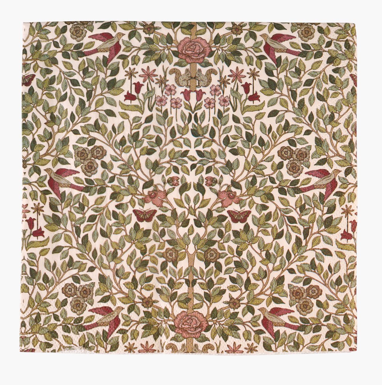 Õhtusöögi salvrätikud mitmevärviline - 40x40 cm mitmevärviline - 1