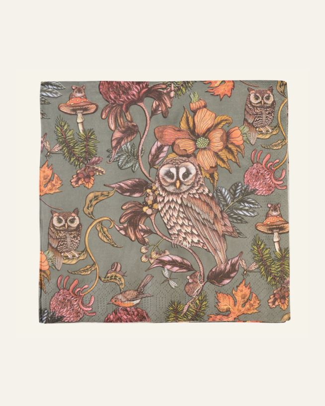 Õhtusöögi salvrätikud mitmevärviline/hall - 40x40 cm mitmevärviline/hall - 1