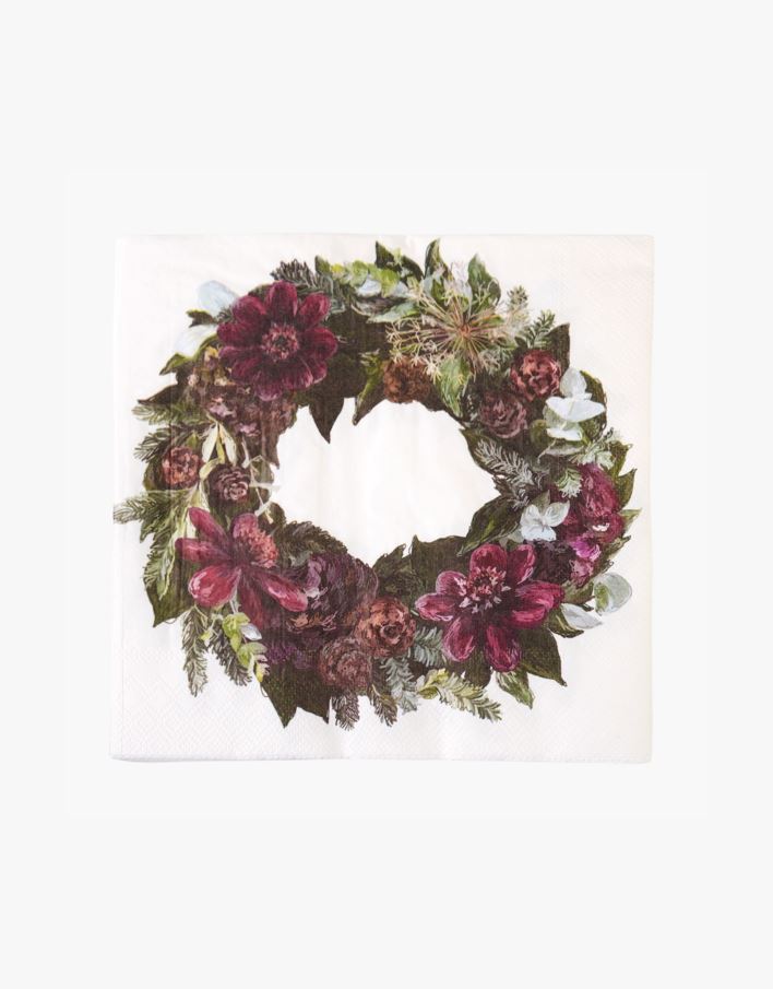 Õhtusöögi salvrätikud mitmevärviline/punane - 40x40 cm mitmevärviline/punane - 1