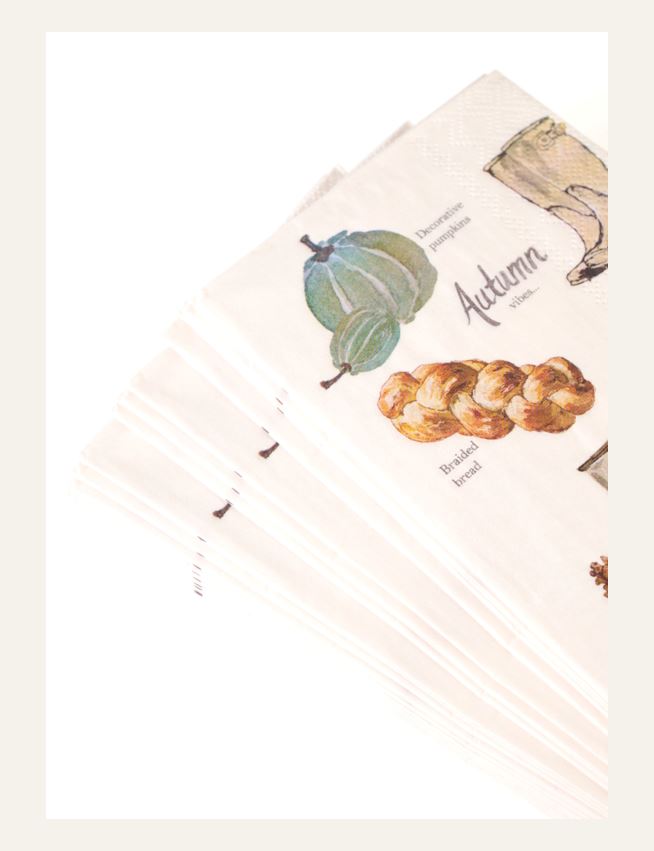 Pabersalvrätik mitmevärviline/valge - 2