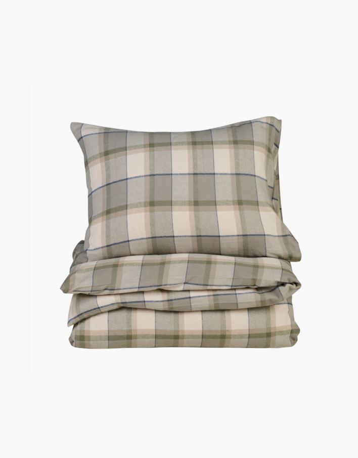 Voodipesukomplekt lõimvärvitud flanell mitmevärviline - 150x210 cm mitmevärviline - 1