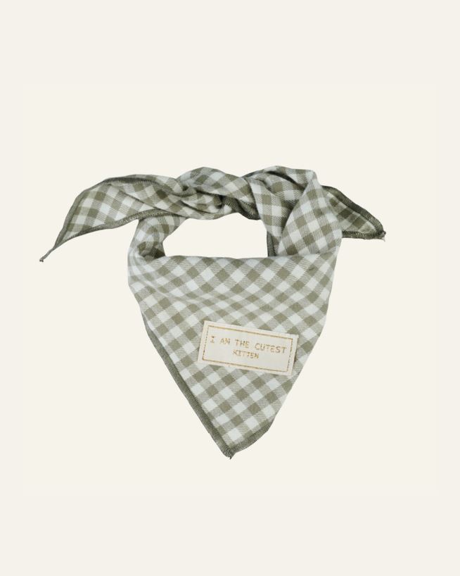 Bandana oliiviroheline - 25x50 cm oliiviroheline - 1