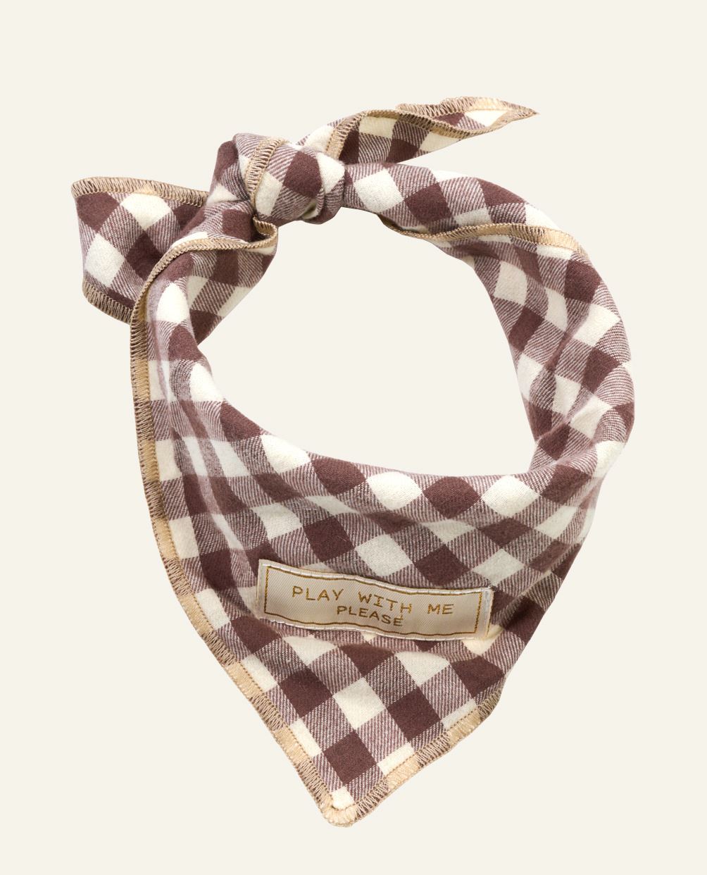 Bandana pruun - 65x32 cm oliiviroheline - 1