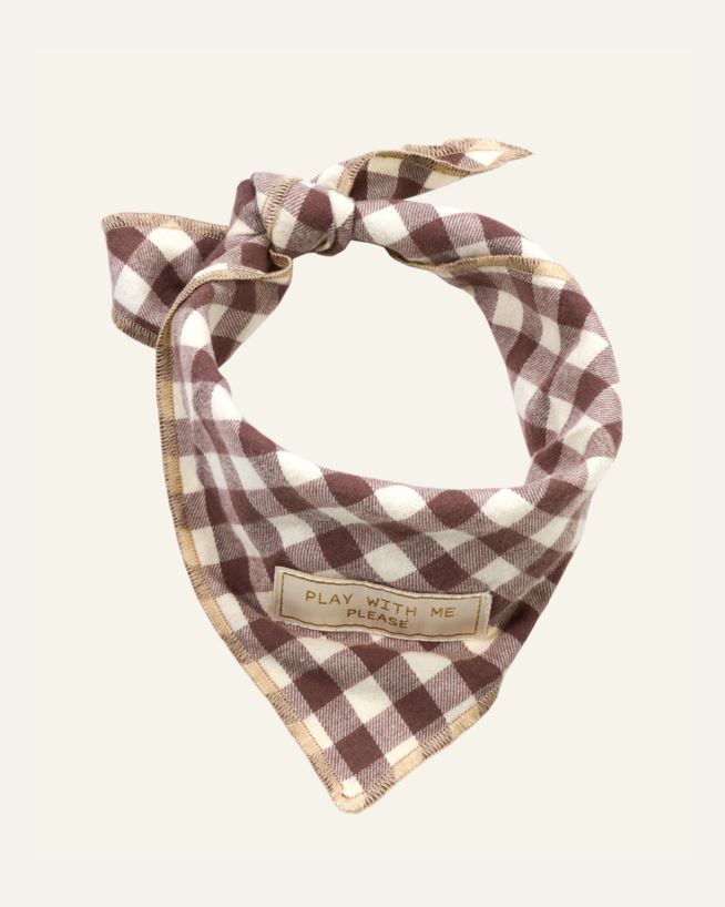 Bandana pruun - 65x32 cm oliiviroheline - 1
