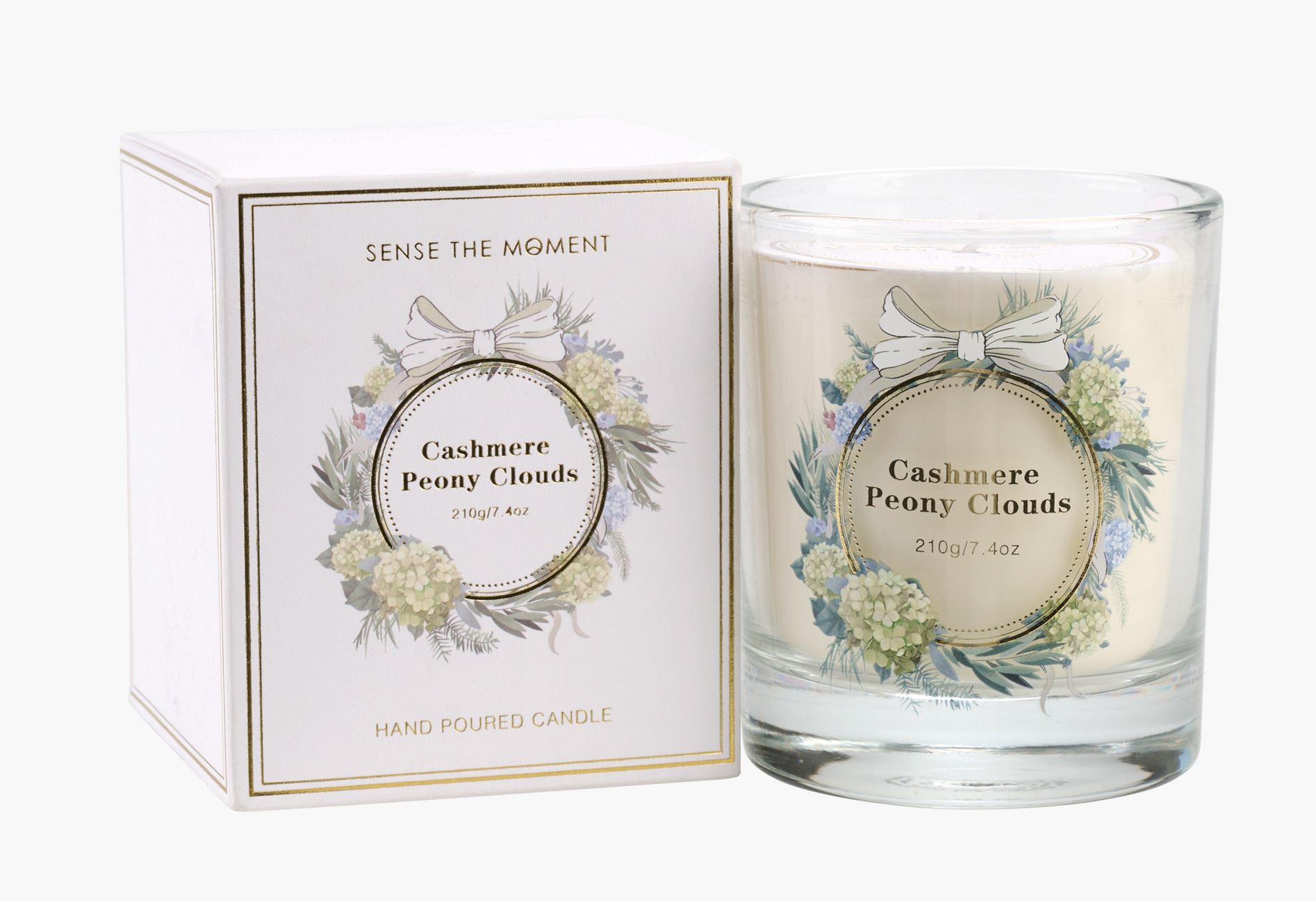 Lõhnaküünal mitmevärviline/valge - 210 g mitmevärviline/valge - 1