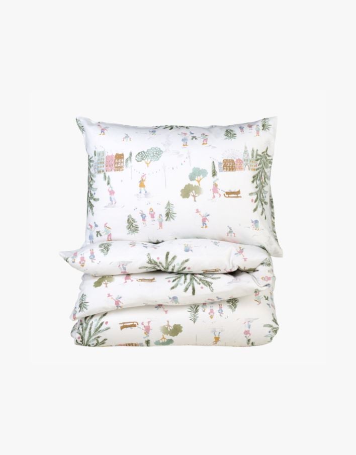 Flanell voodipesukomplekt mitmevärviline - 150x210 cm mitmevärviline - 1