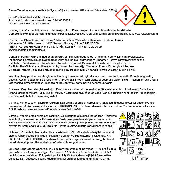 Lõhnaküünal mitmevärviline/roheline - 2
