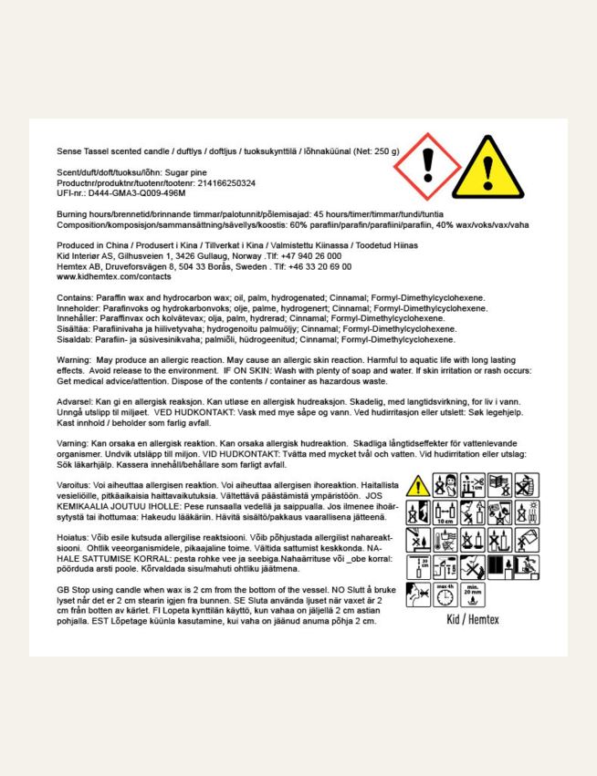 Lõhnaküünal mitmevärviline/roheline - 2