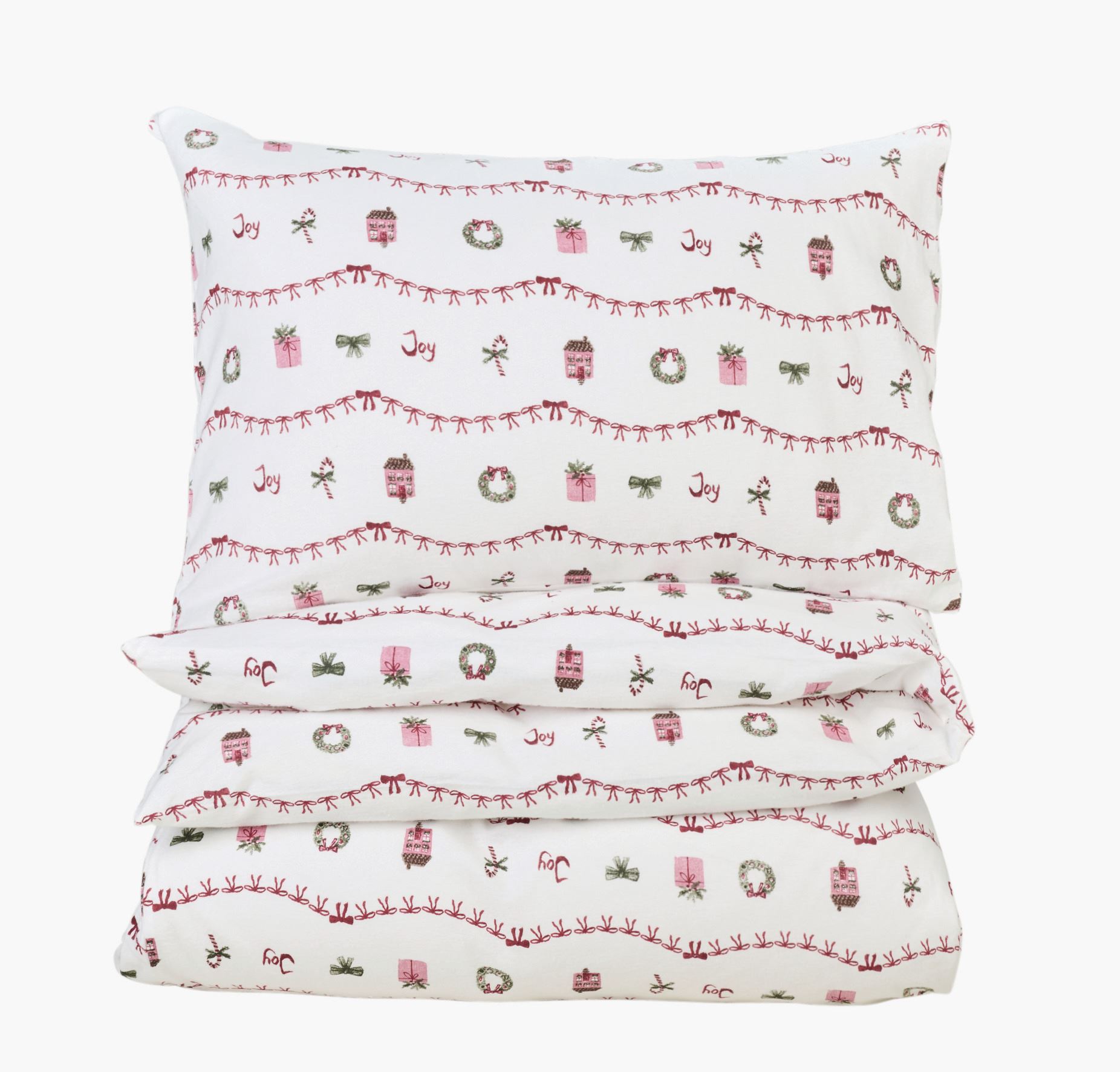 Flanell voodipesukomplekt mitmevärviline - 150x210 cm mitmevärviline - 1