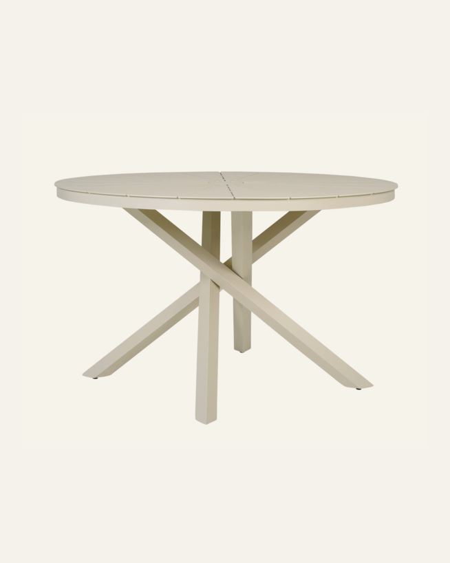 Aialaud loodusvalge - ø120 cm loodusvalge - 1